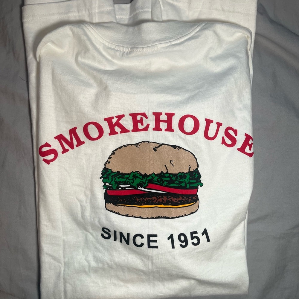 Vintage White Smokehouse back Graphic Tee