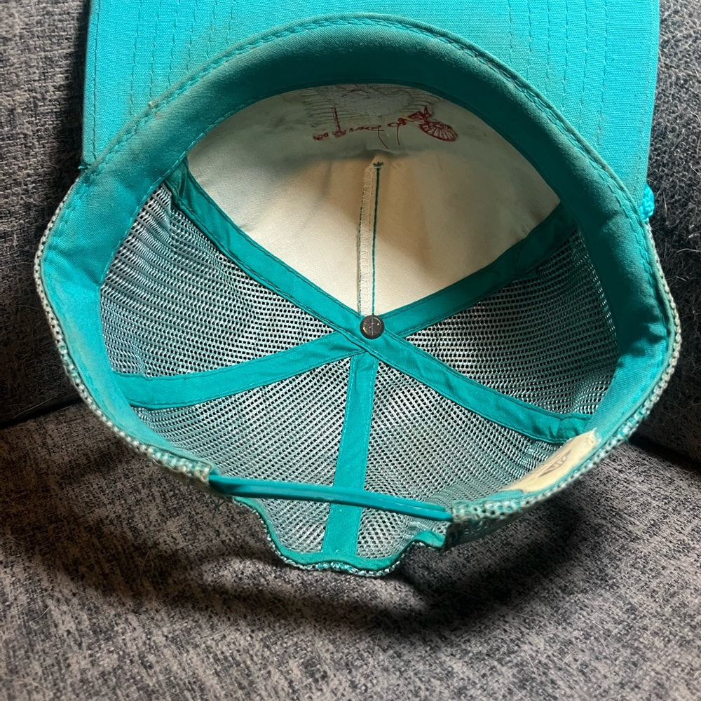 Teal Hang Over Vermilion 178 Trucker Hat