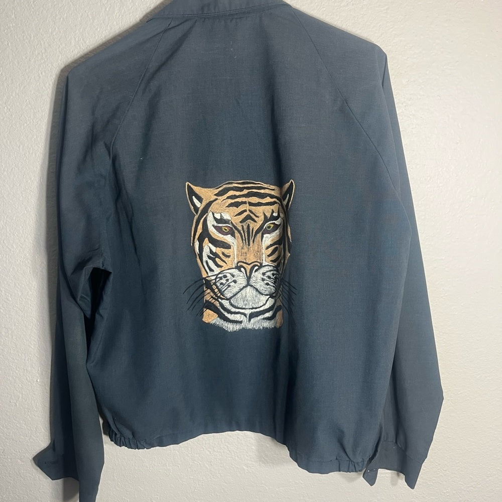 Vintage Champion Black Custom LSU Jacket