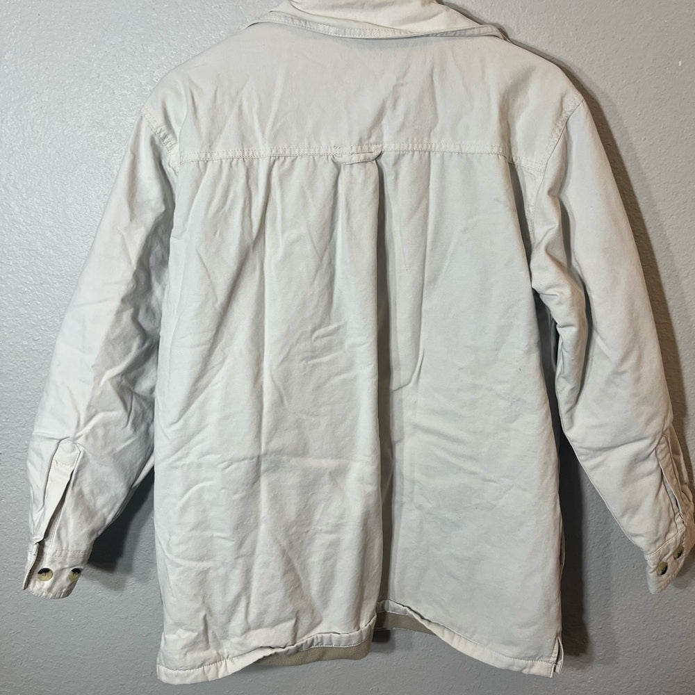Men's Classic Cream Shirt Jacket