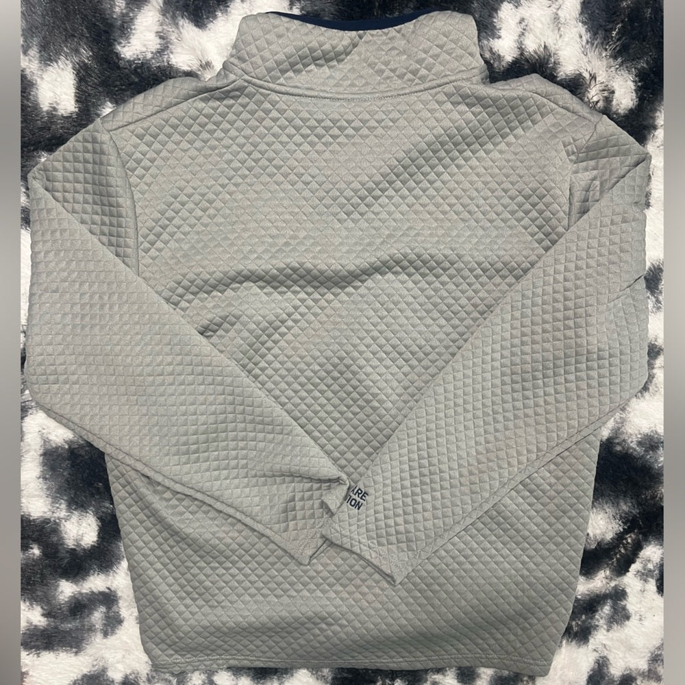 Gray Fleece Red Sox Quarter zip