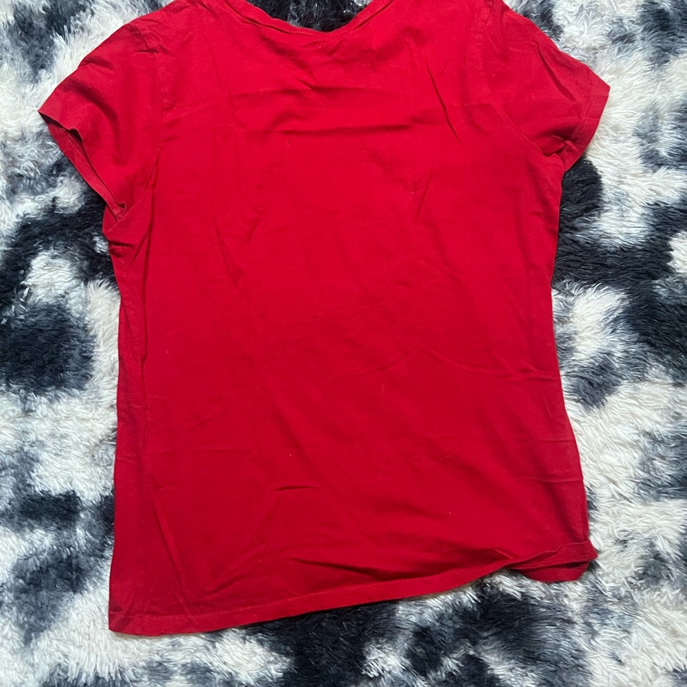 Old Navy Red American Flag Graphic Tee