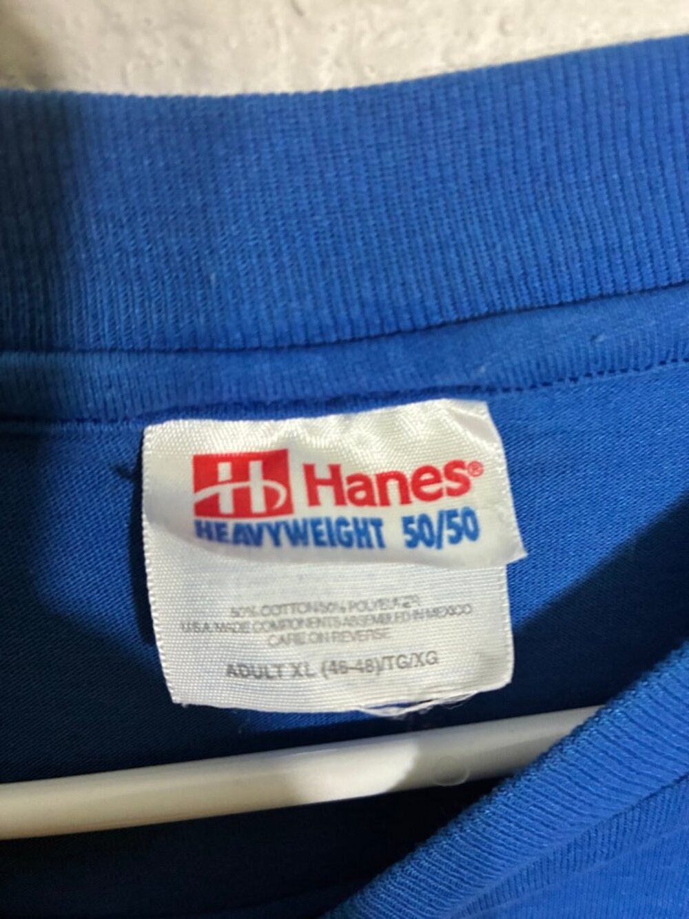 Hanes Vintage Senior Games Vero Beach Graphic T-Shirt Blue XL