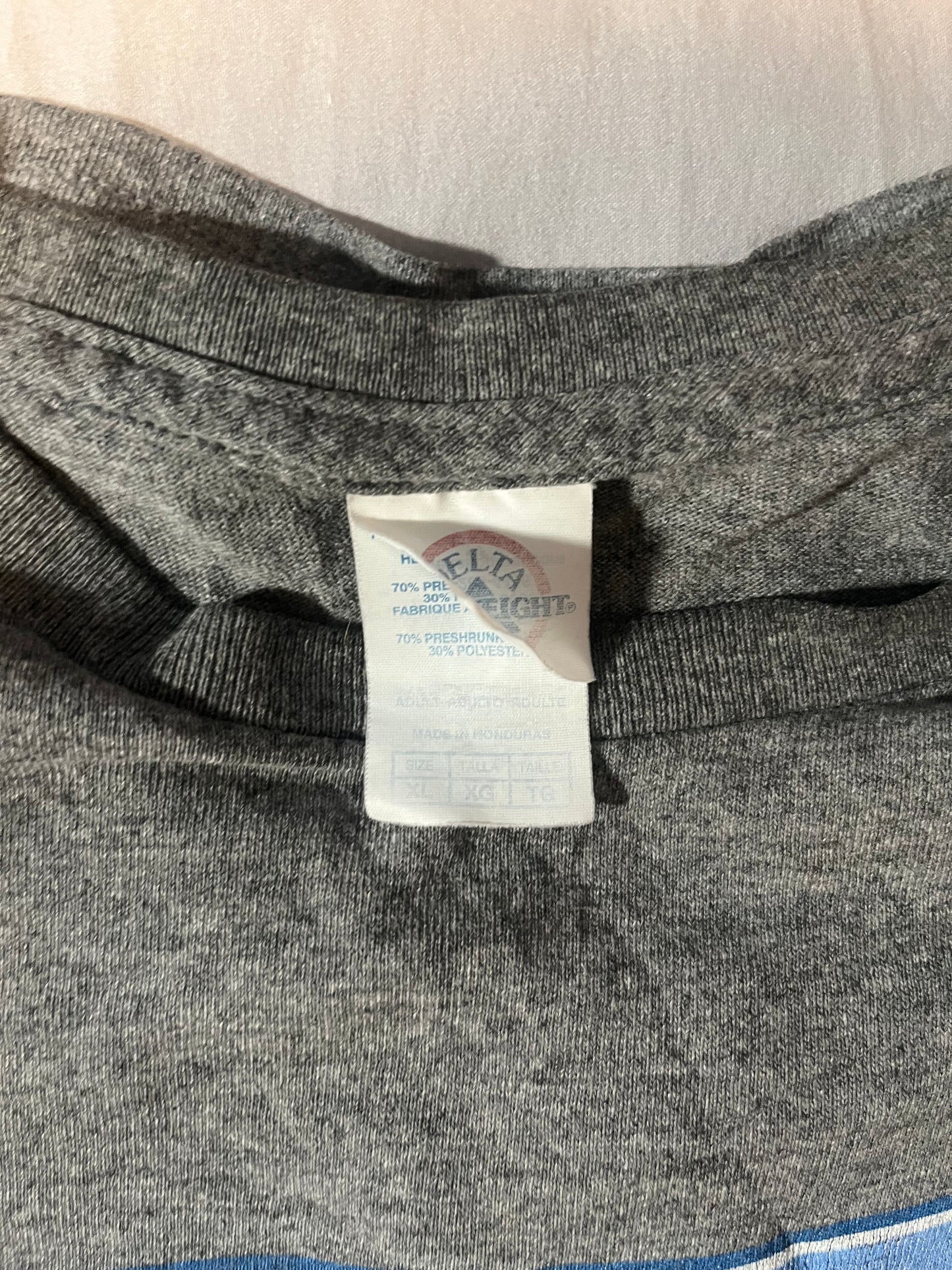 Patriots shirt, Blue Line logo