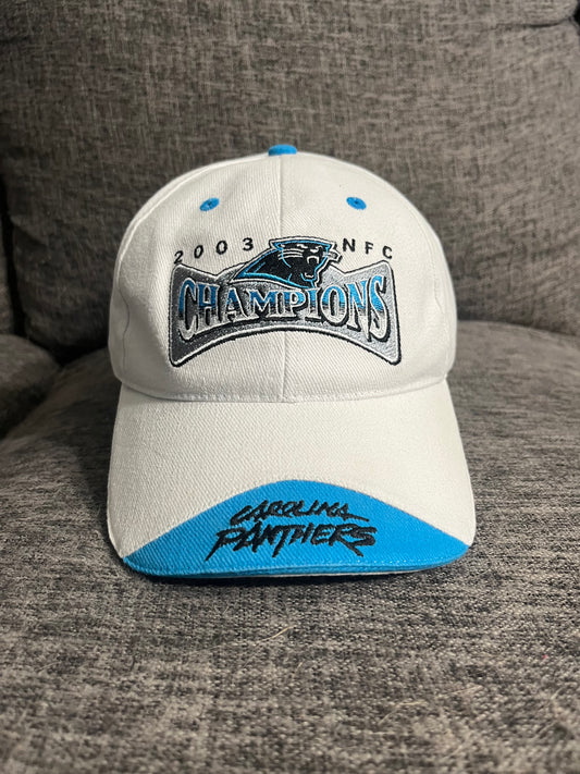 2003 Carolina Panthers NFC Championship hat