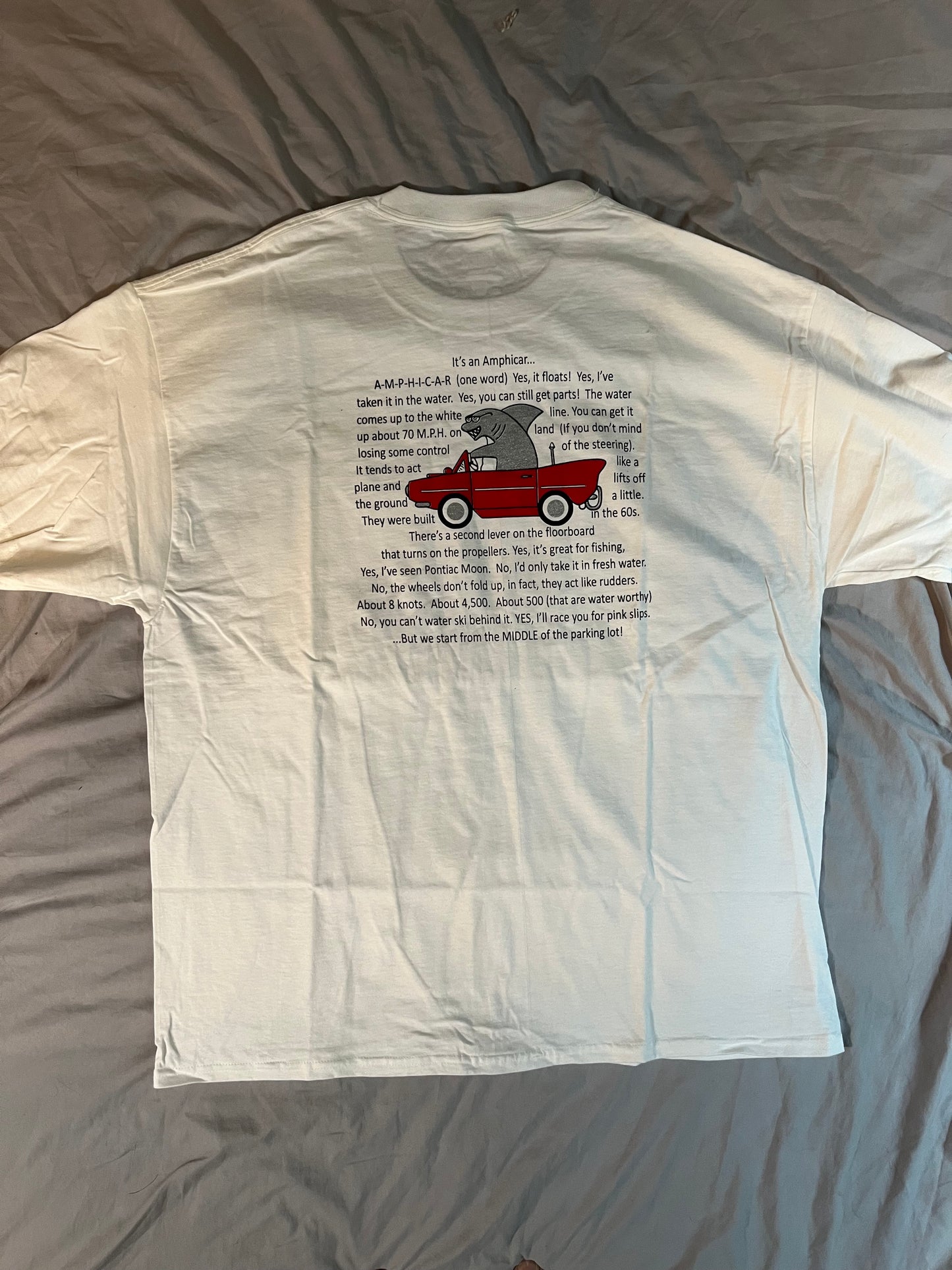 Aquacar, back logo only shirt