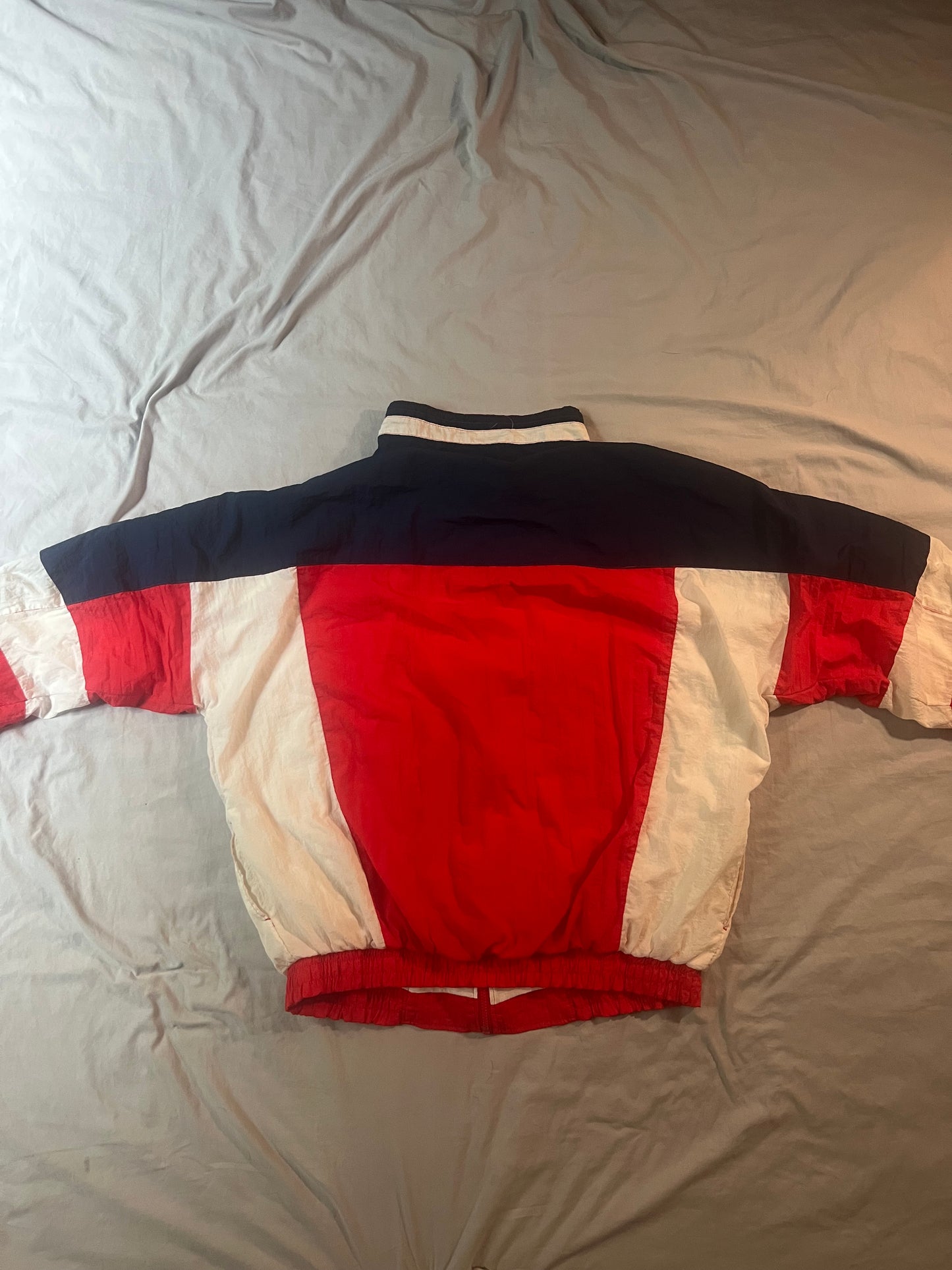Sweet Vintage Red, white and blue windbreaker