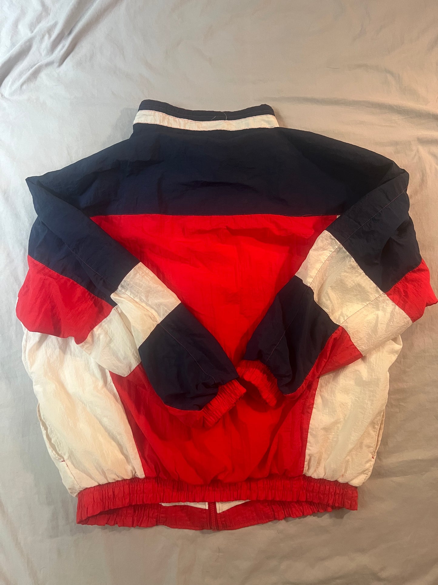 Sweet Vintage Red, white and blue windbreaker