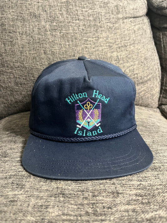 Hilton Head Leather Strap Hat