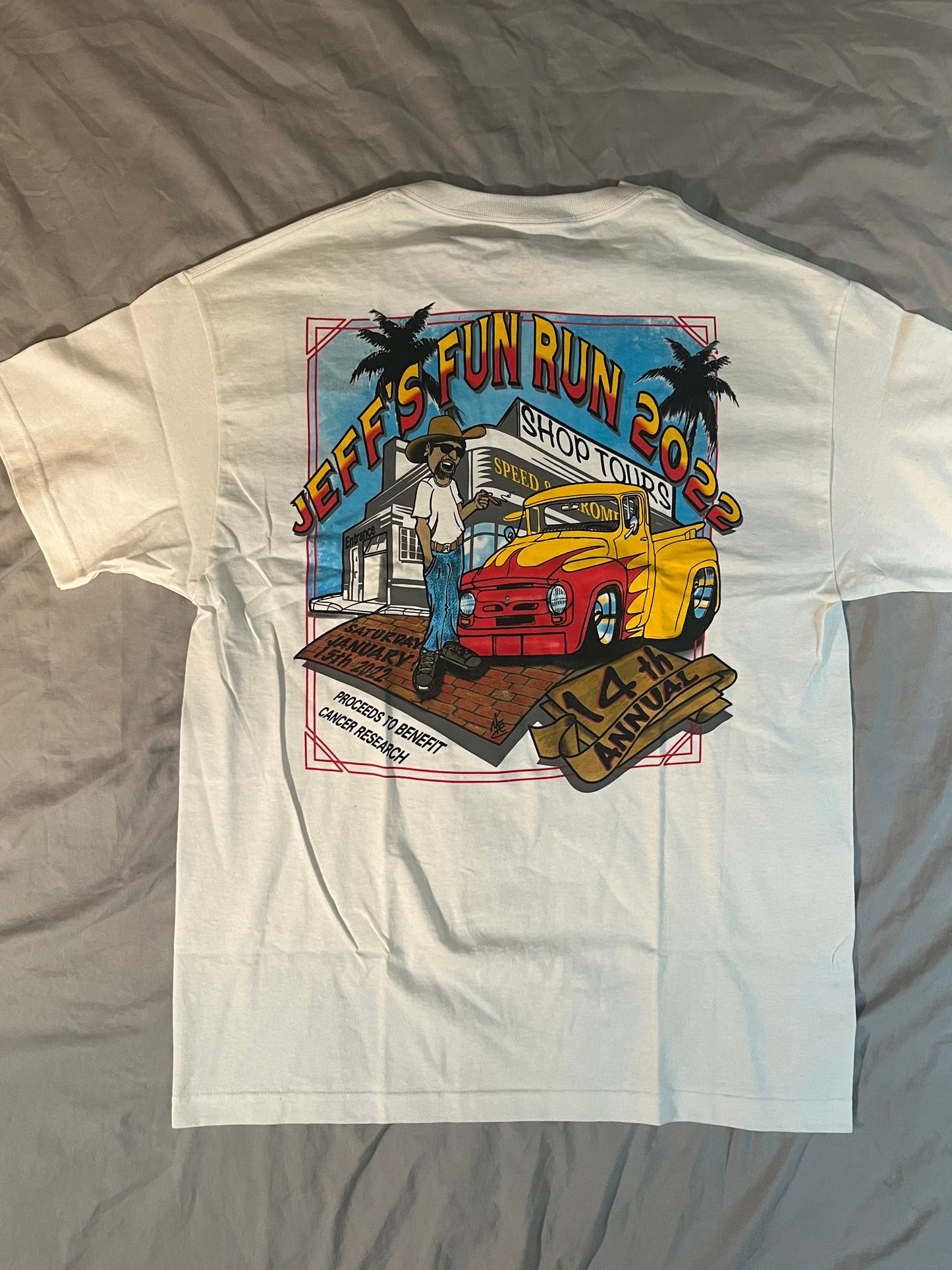 Car Meet Shirt, big back logo