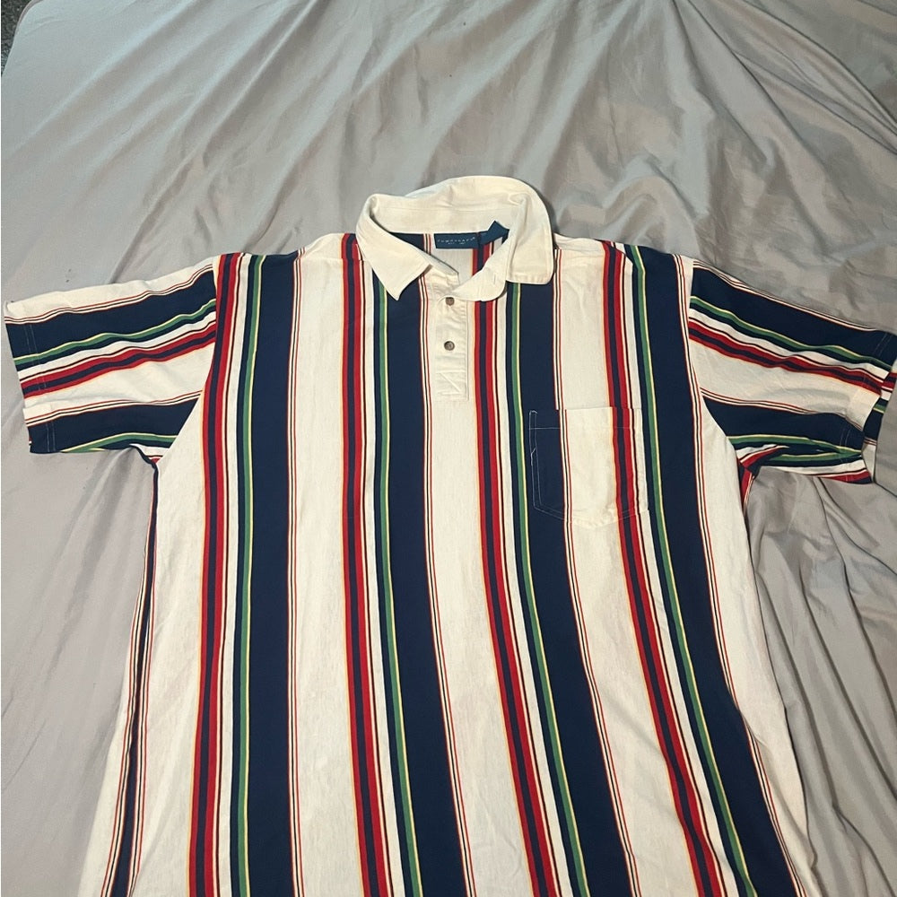 Towncraft Multicolor Striped Polo