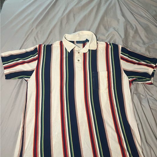 Towncraft Multicolor Striped Polo