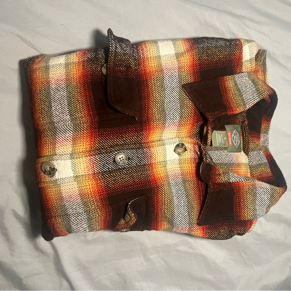 St. John's Bay Multicolor Thick Flannel Shirt
