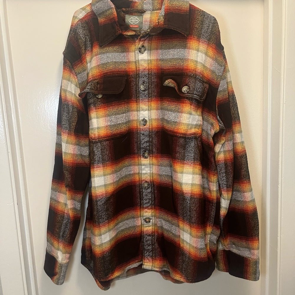 St. John's Bay Multicolor Thick Flannel Shirt