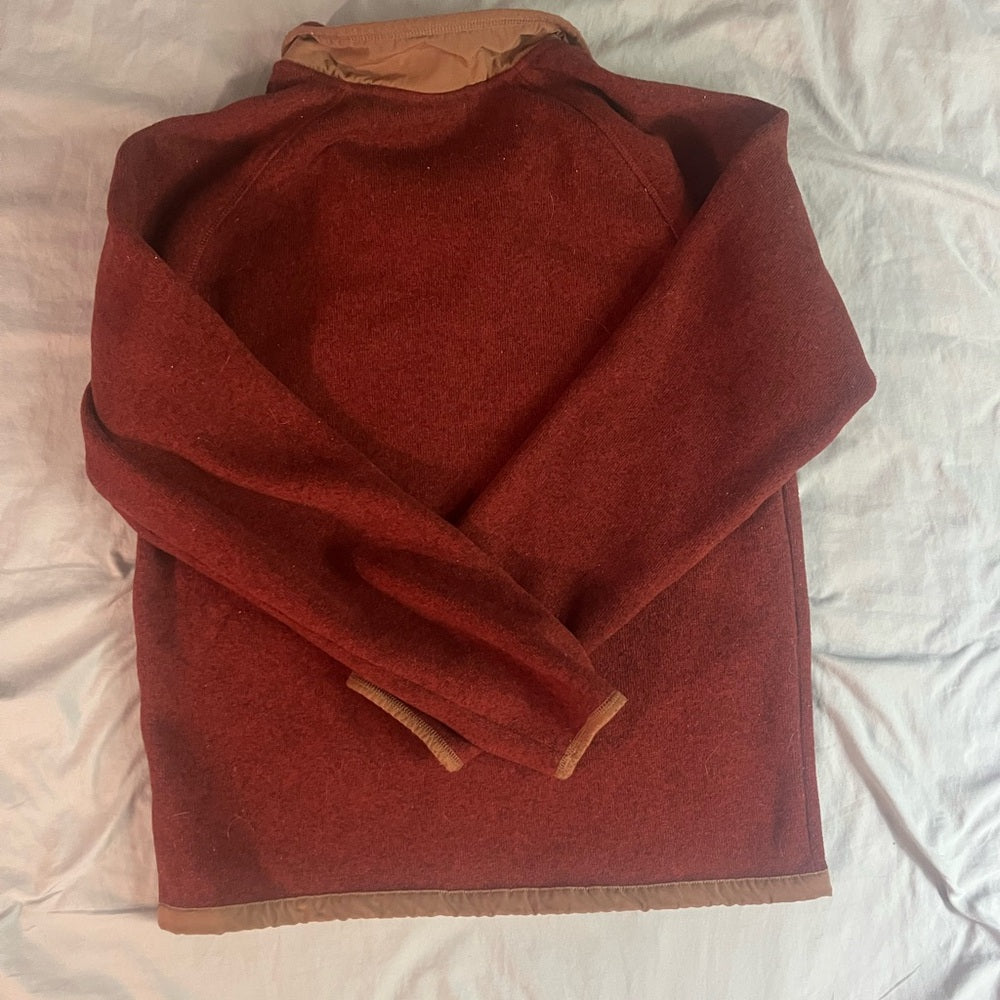 The North Face Men's Rust Zip-Up Sweater