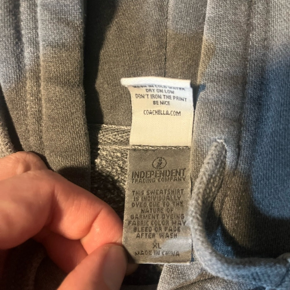 Gray Coachella Hoodie