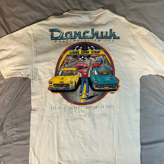 Vintage Car Graphic Tee Back Logo
