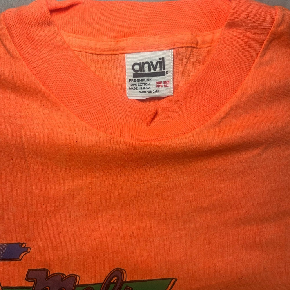 Anvil Bright Orange Graphic Tee