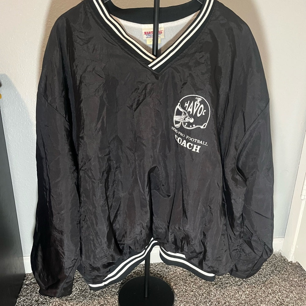 Vintage Nylon Football Jacket- (2XL)
