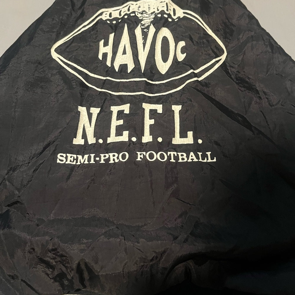 Vintage Nylon Football Jacket- (2XL)