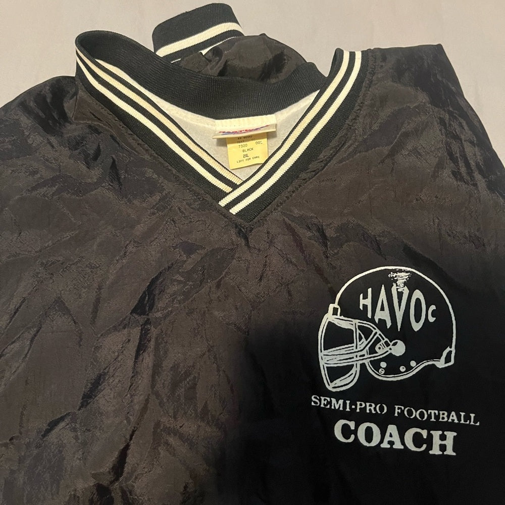 Vintage Nylon Football Jacket- (2XL)
