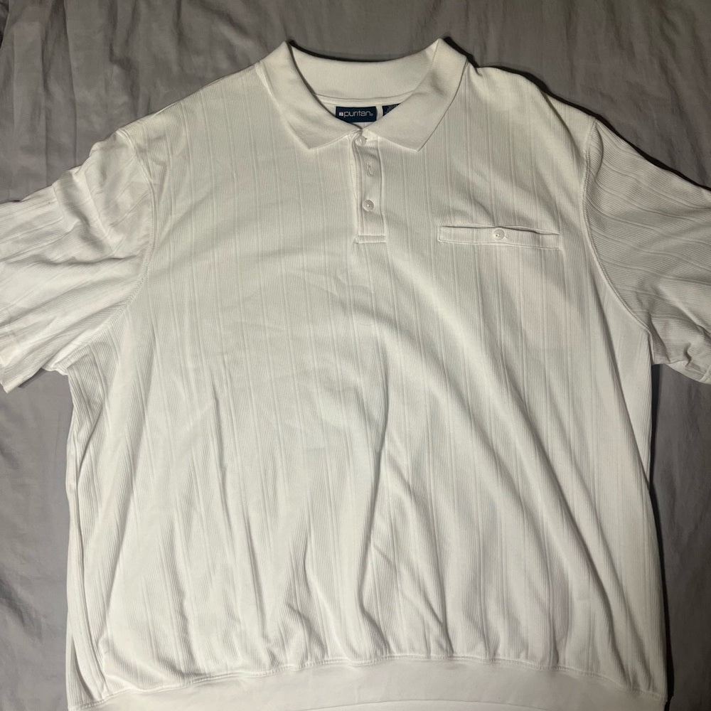 Puritan Classic White Polo Shirt