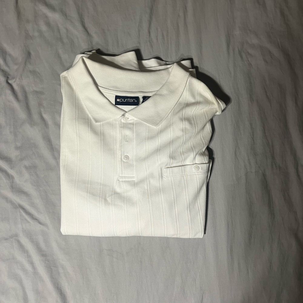 Puritan Classic White Polo Shirt