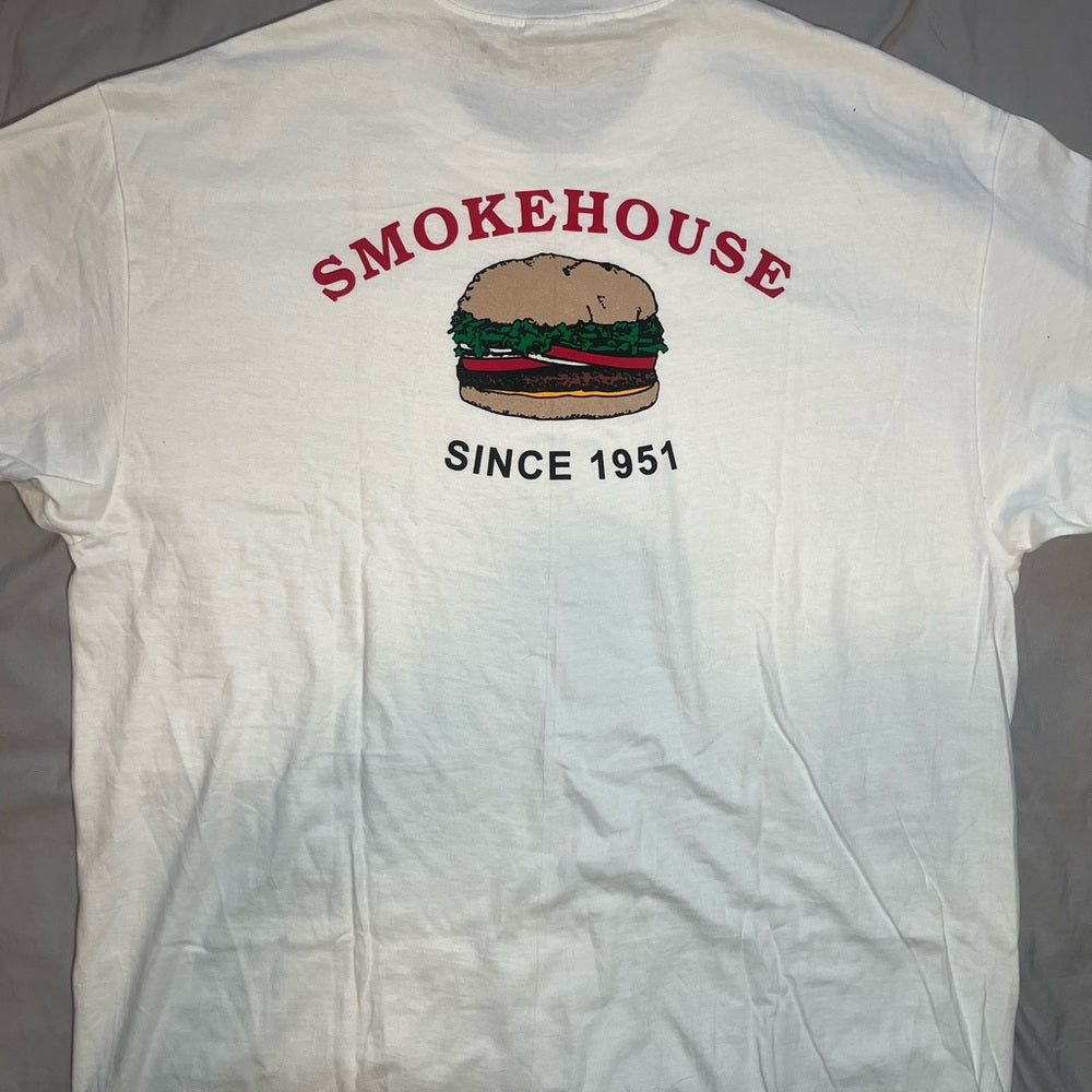 Vintage White Smokehouse back Graphic Tee