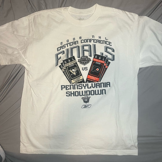 Vintage NHL Eastern Conference Finals T-Shirt - Penguins Vs Flyers