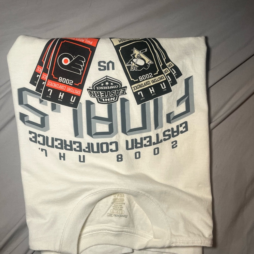Vintage NHL Eastern Conference Finals T-Shirt - Penguins Vs Flyers