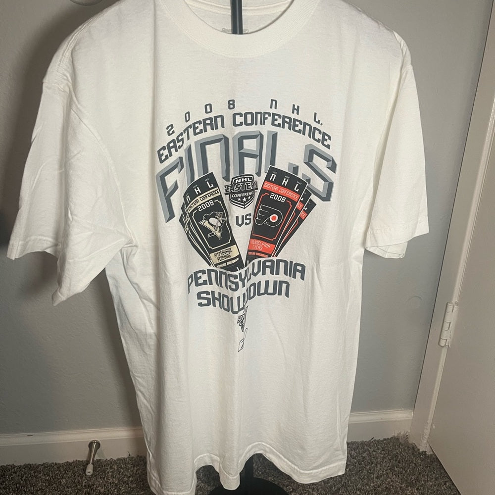 Vintage NHL Eastern Conference Finals T-Shirt - Penguins Vs Flyers