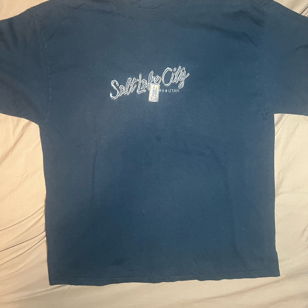 Vintage Navy Blue Salt Lake City Tee