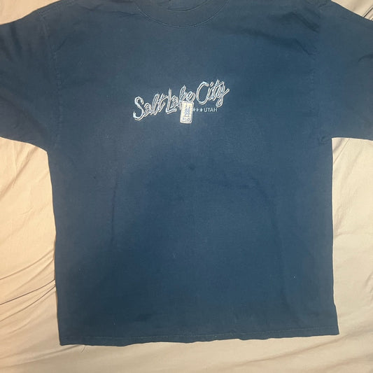 Vintage Navy Blue Salt Lake City Tee