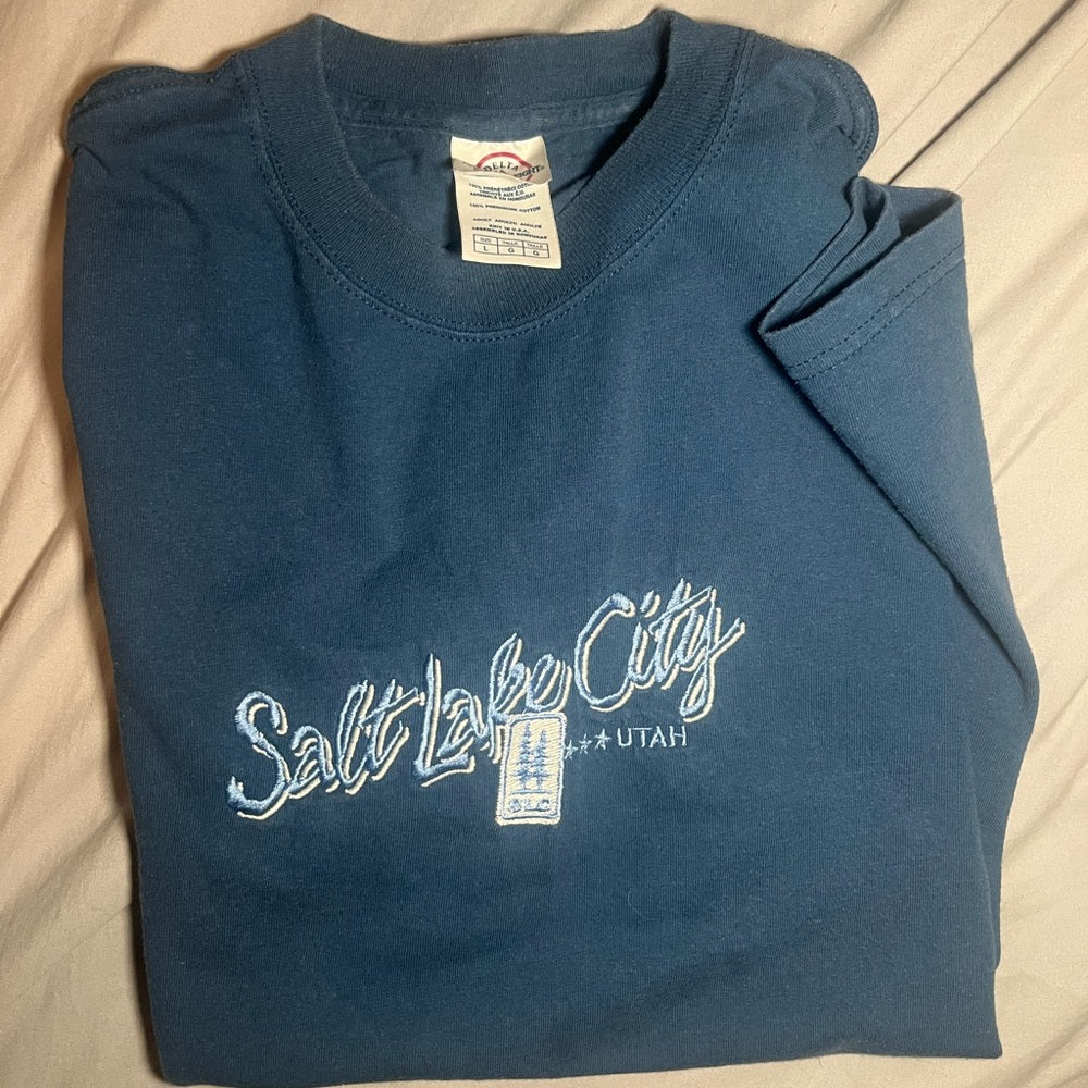 Vintage Navy Blue Salt Lake City Tee