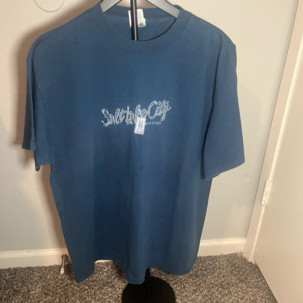 Vintage Navy Blue Salt Lake City Tee
