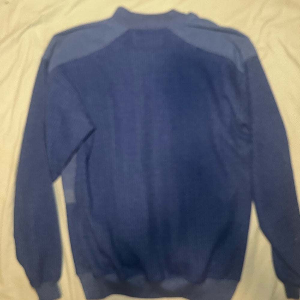 Vintage Men's Blue Lightweight Shirt Jacket