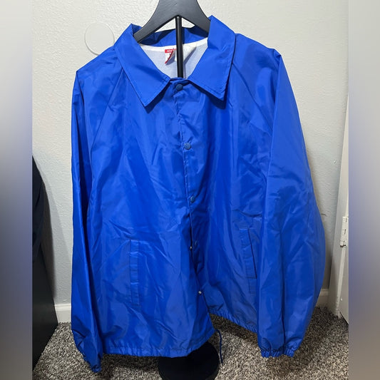 Men's Blue  Nylon Jacket
