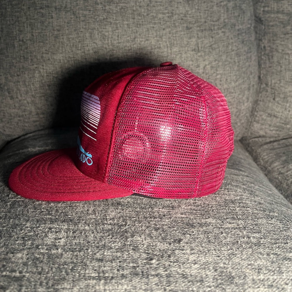 Maroon Colorado Trucker Hat