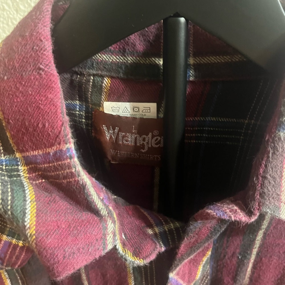 Wrangler Flannel Pearl Snap