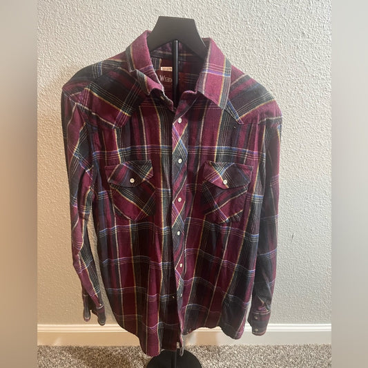 Wrangler Flannel Pearl Snap