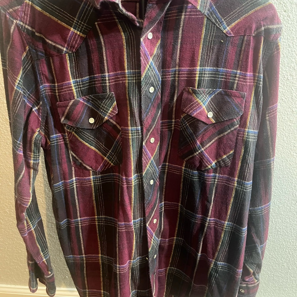 Wrangler Flannel Pearl Snap