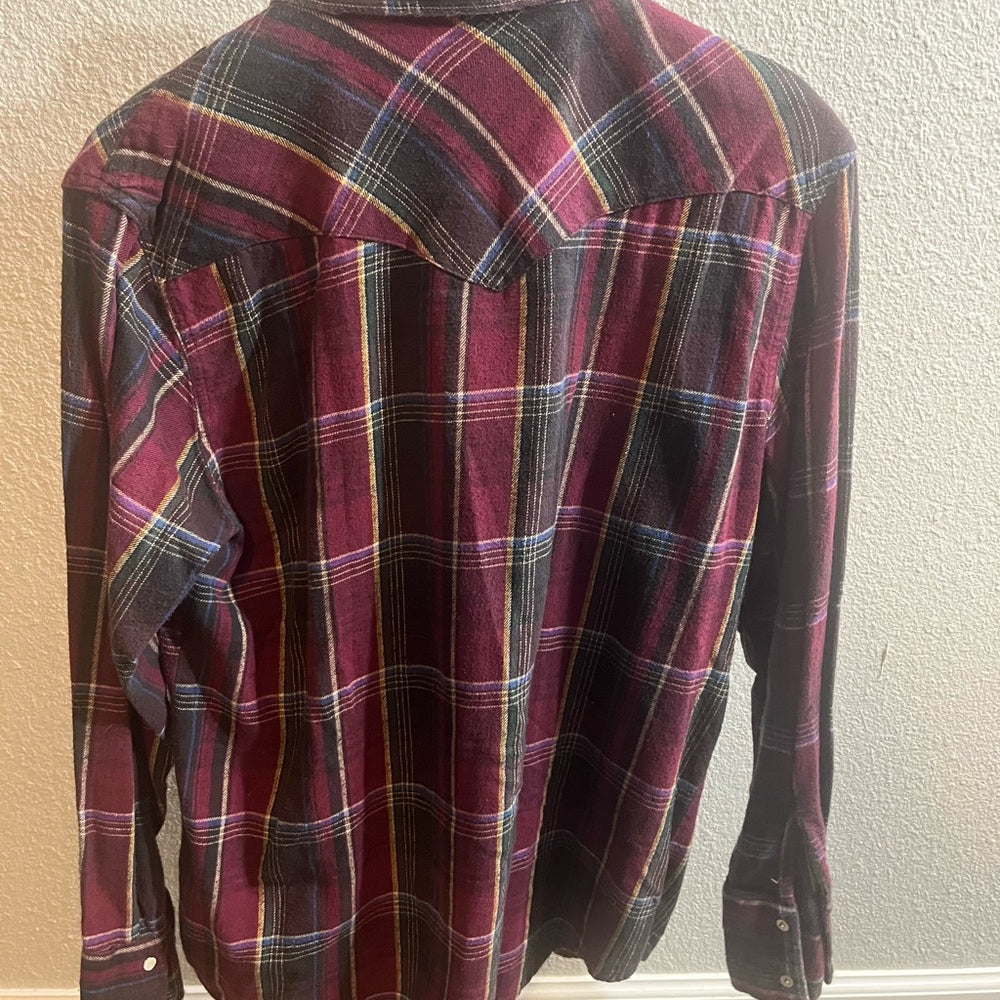 Wrangler Flannel Pearl Snap