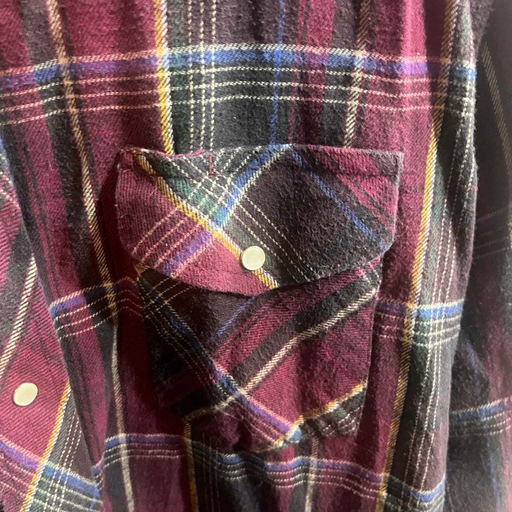 Wrangler Flannel Pearl Snap