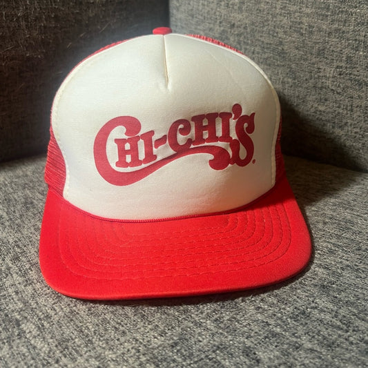 Chi-Chi's Red and White Trucker Hat