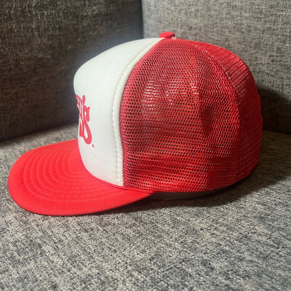 Chi-Chi's Red and White Trucker Hat