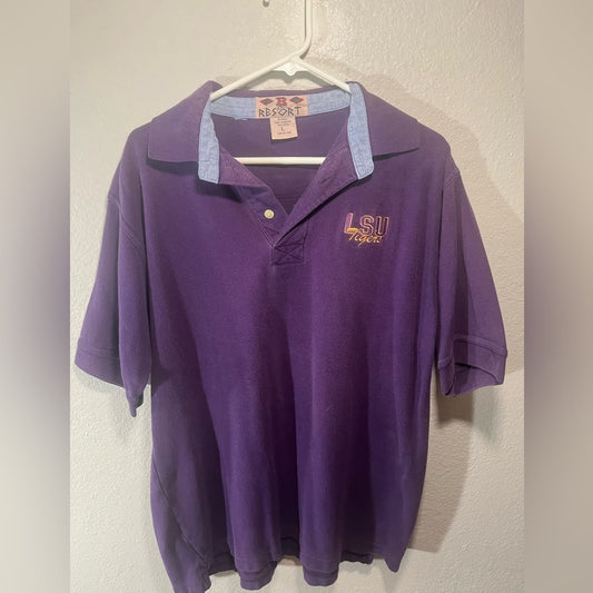 Vintage LSU Purple Polo
