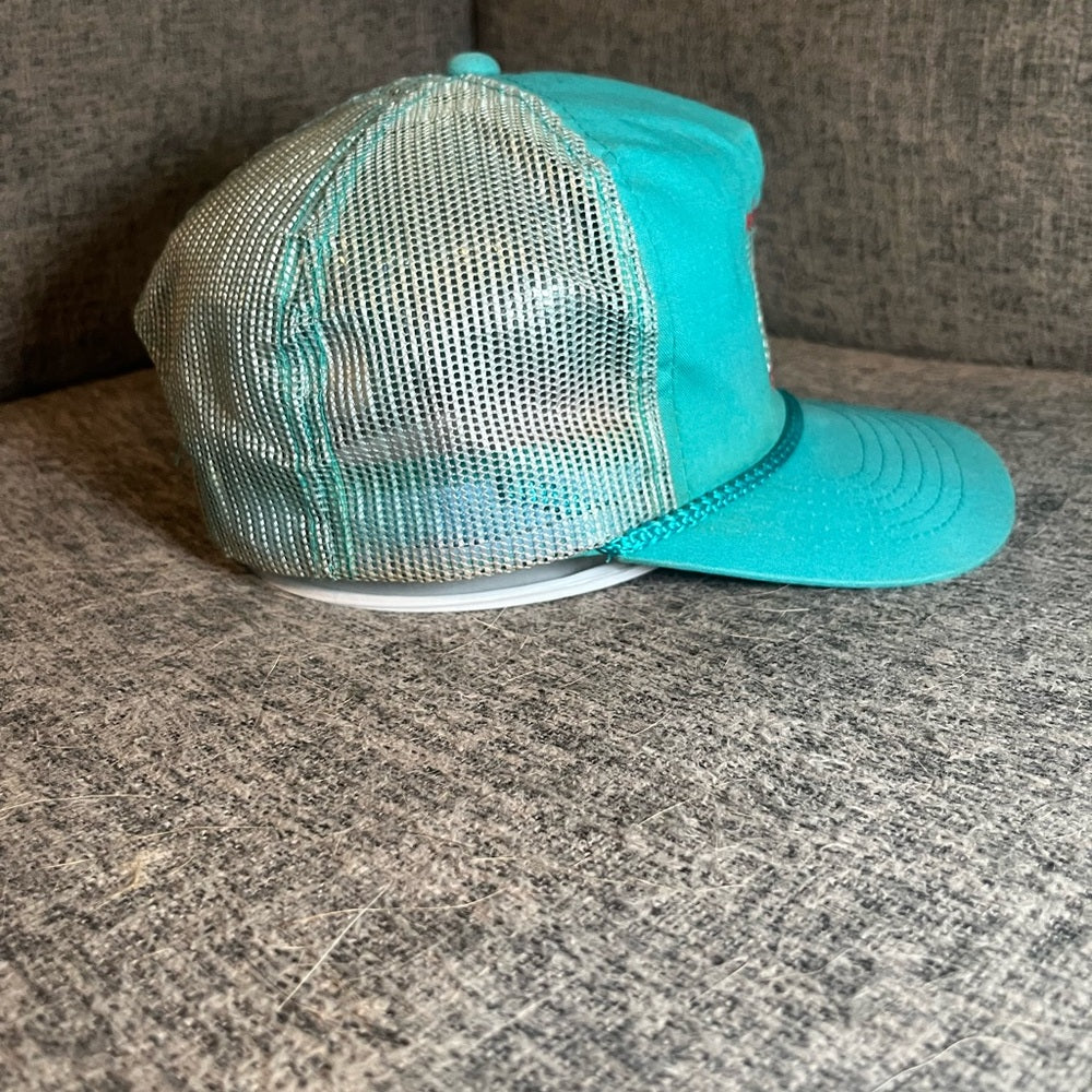 Teal Hang Over Vermilion 178 Trucker Hat