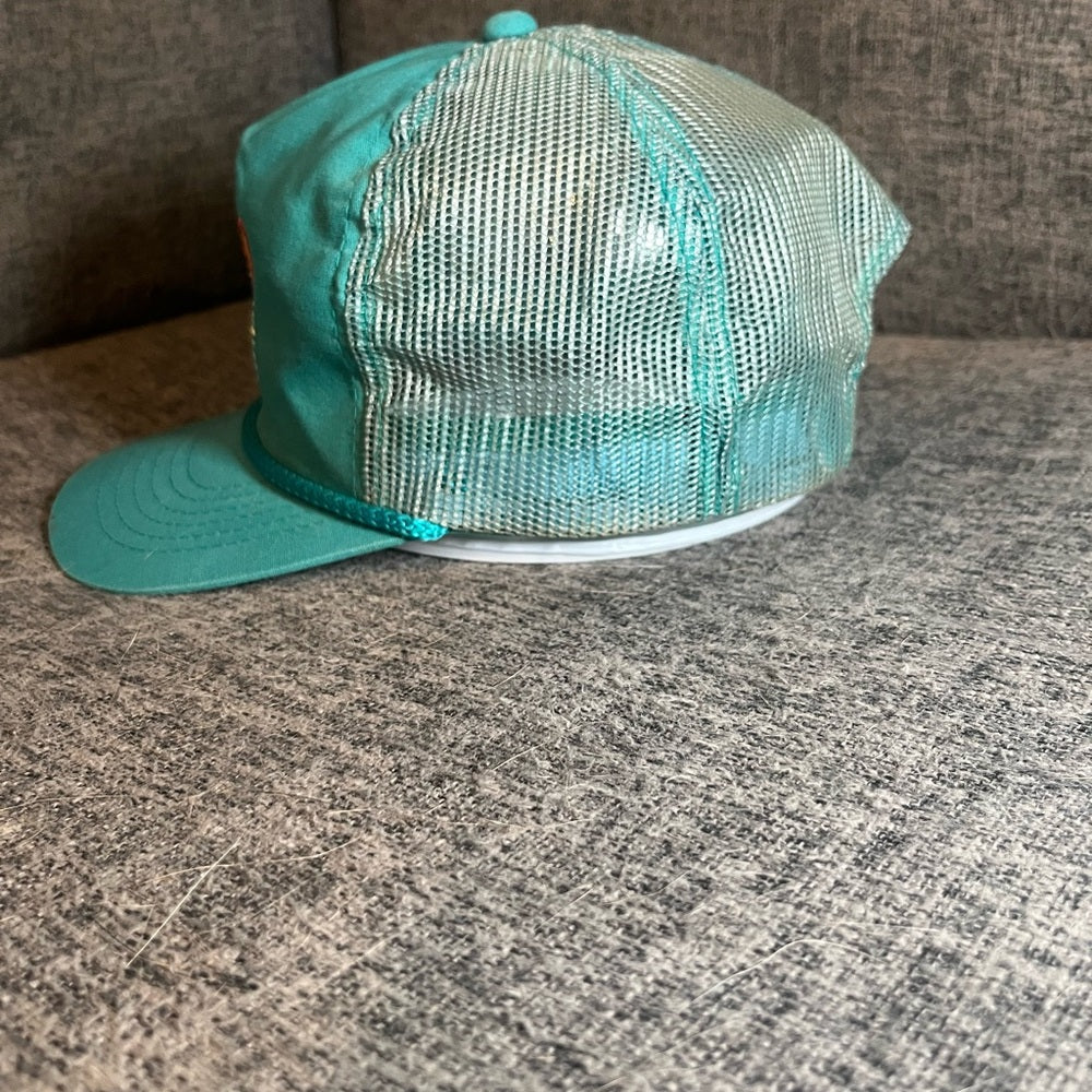 Teal Hang Over Vermilion 178 Trucker Hat