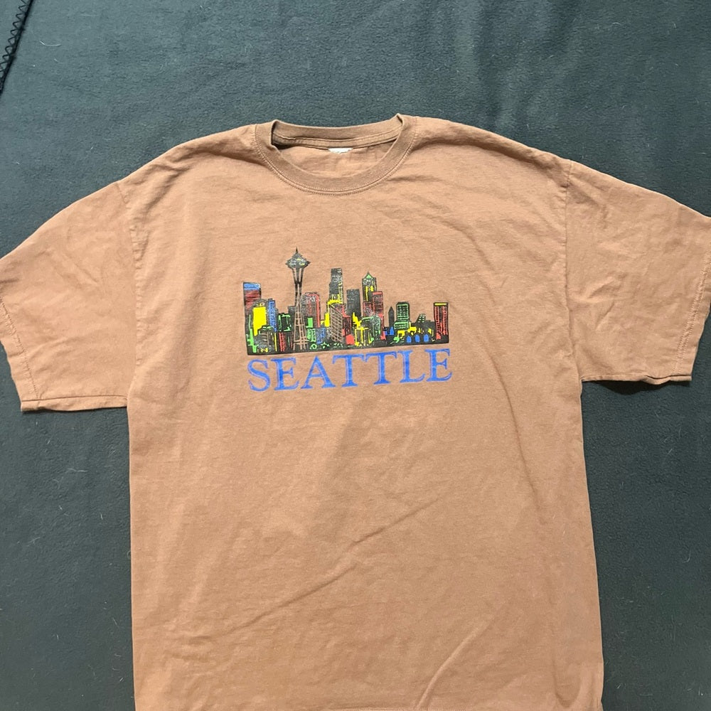 Vintage Seattle Skyline T-Shirt