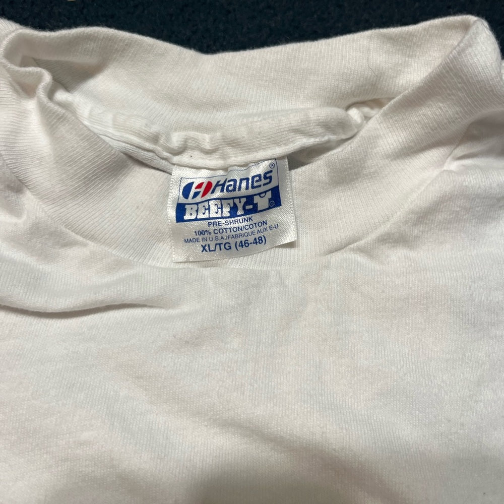 Vintage Graphic T Shirt- 'We Care'